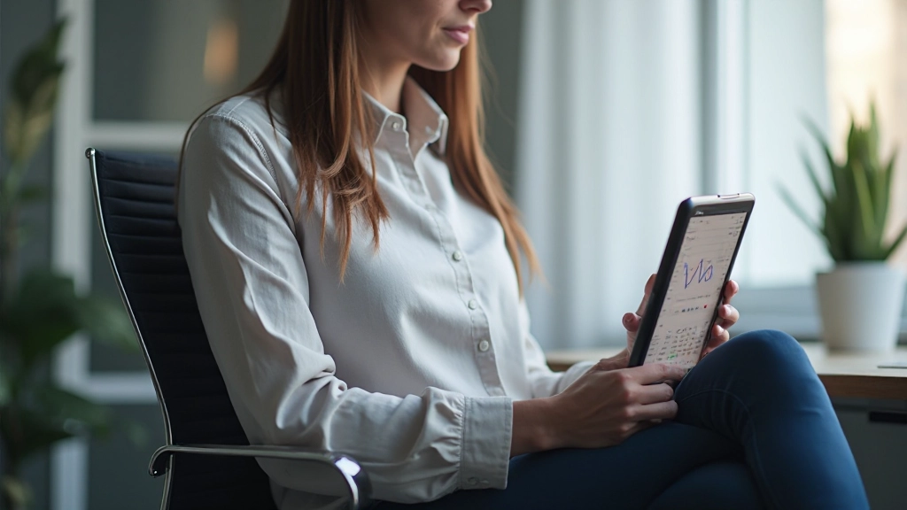 Digital financial dashboard on tablet showing budget tracking and savings progress